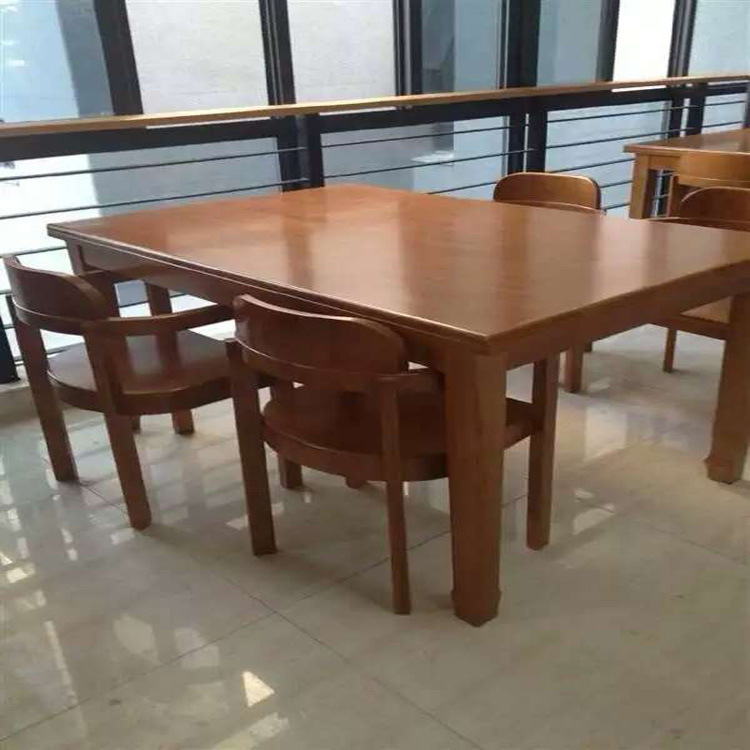 桌椅加工方式来图定制适用场合阅览室书房办公室学校风格简约现代材质