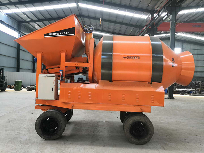 电动混凝土搅拌机小型350l水泥固定式搅拌桶移动式混凝土搅拌机