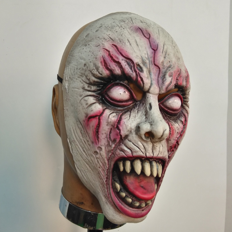 万圣节橡胶鬼脸丧尸化妆舞会密室酒吧装扮面具