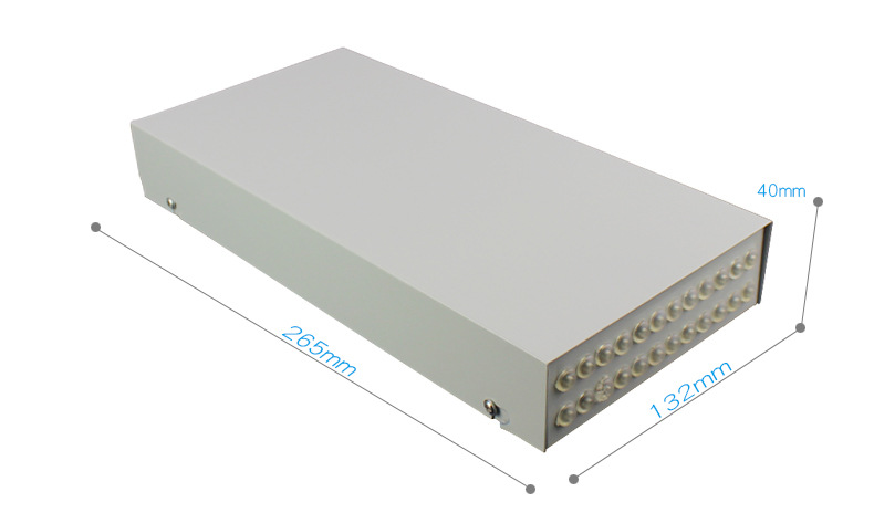 能事通 出尾纤式光纤终端盒12芯光缆熔纤盒24口直熔光端盒挂壁式