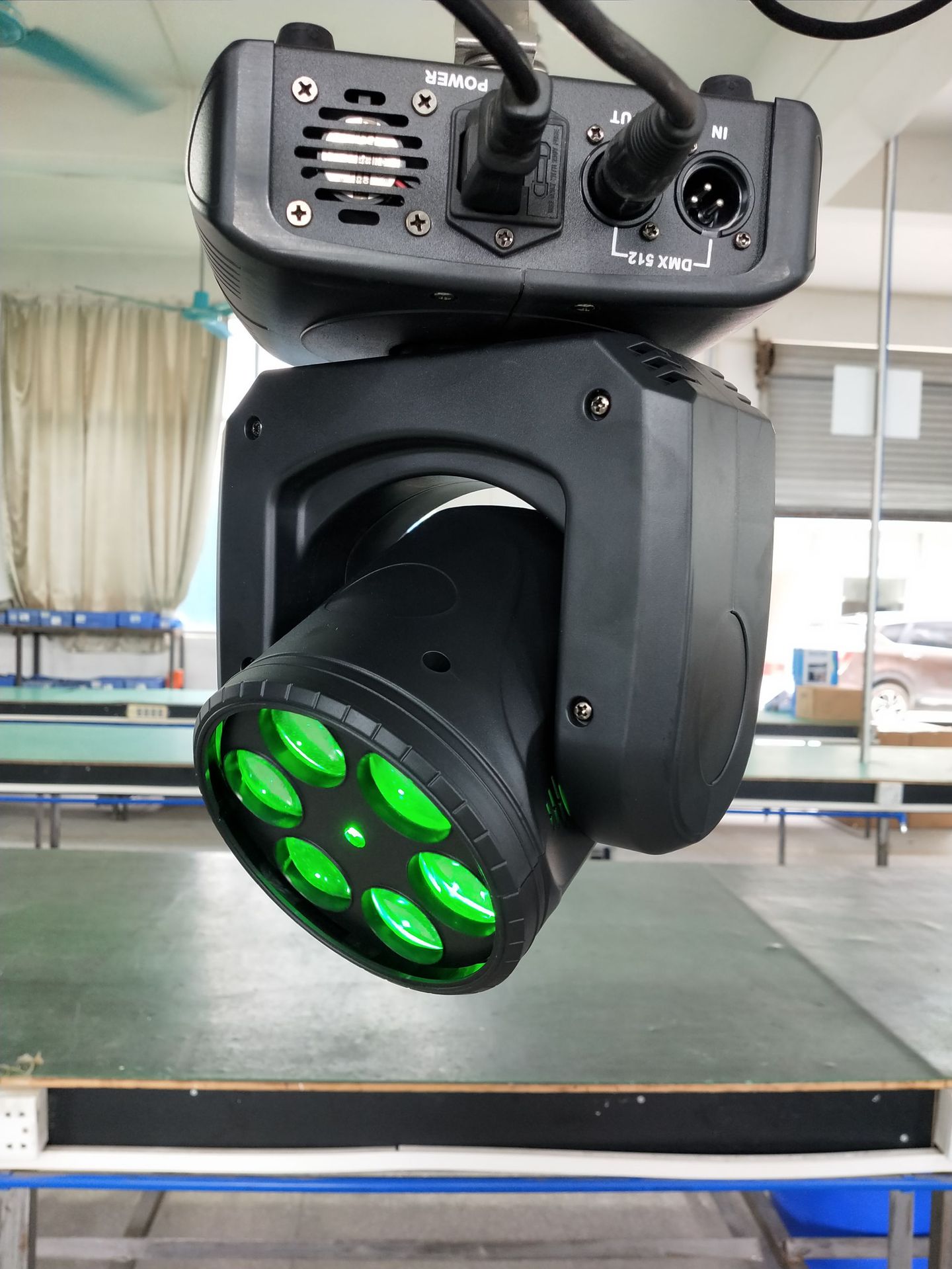 舞台灯酒吧婚庆灯摇头灯迷你6颗蜂眼灯激光灯ktv闪光灯工厂直销