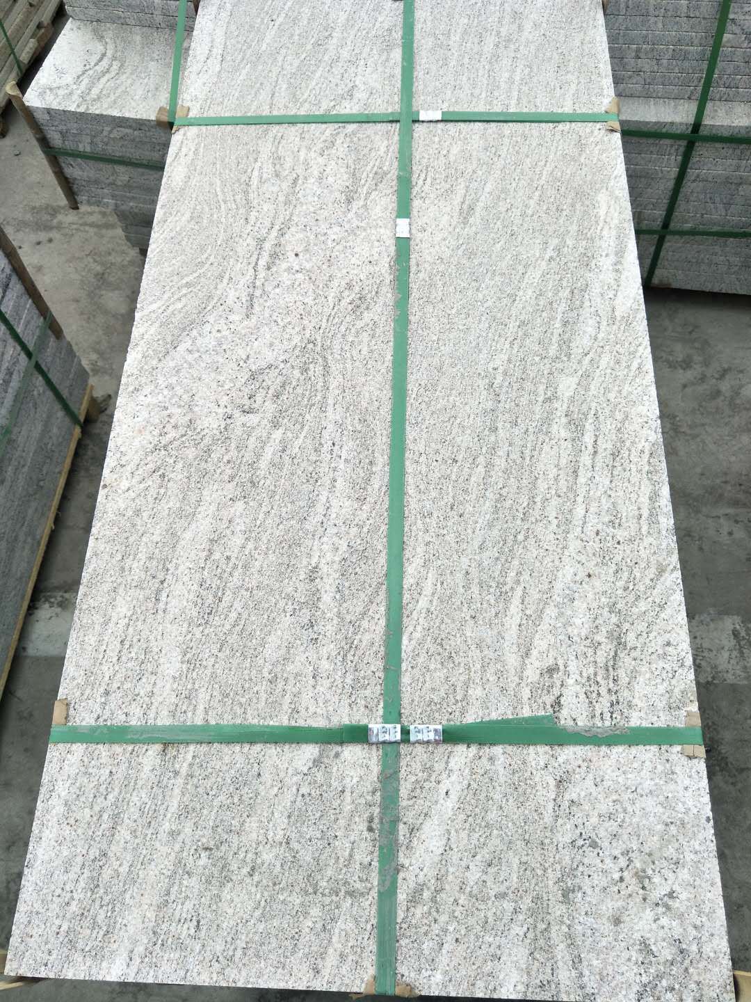 厂家定做大漠流金花岗岩 幻彩灰麻 大漠流金石材 火烧水洗面