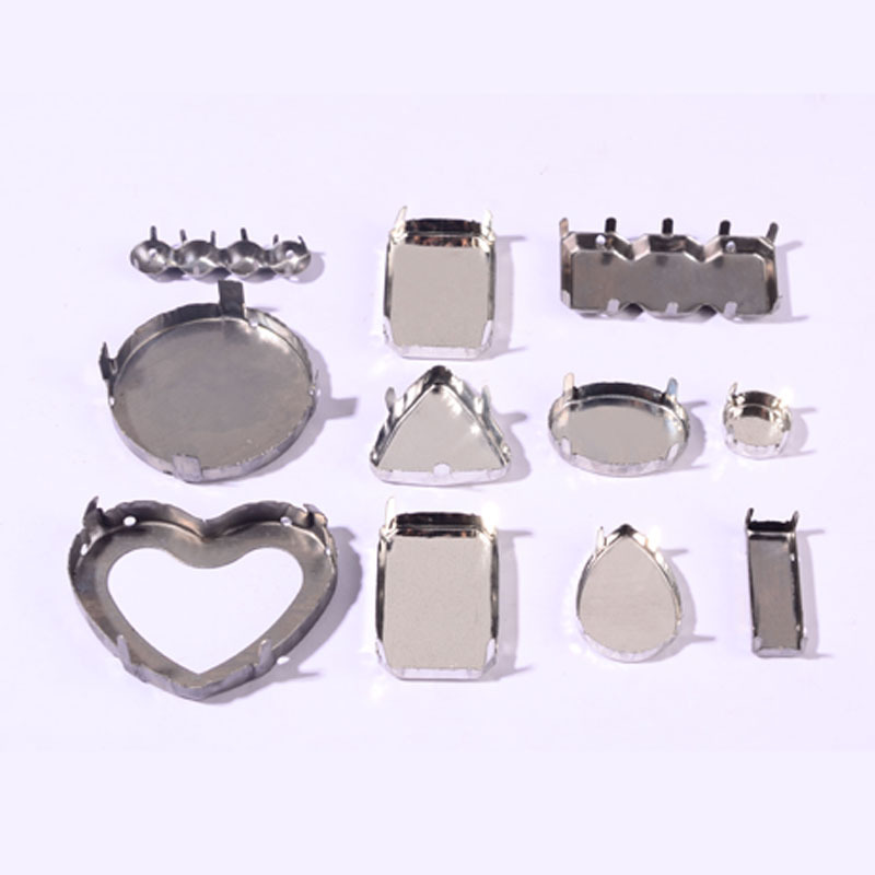 Factory Direct Sales Metal Accessories Hardware Iron Stamping Parts Iron Bottom Plate Processing Customization Base Support Frosted Curling Bottom