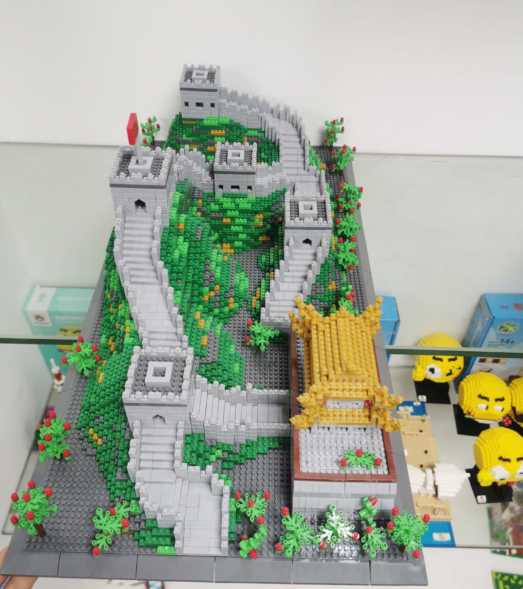 拼之星 9924长城钻石微型小颗粒拼插益智拼装积木创意diy建筑代发