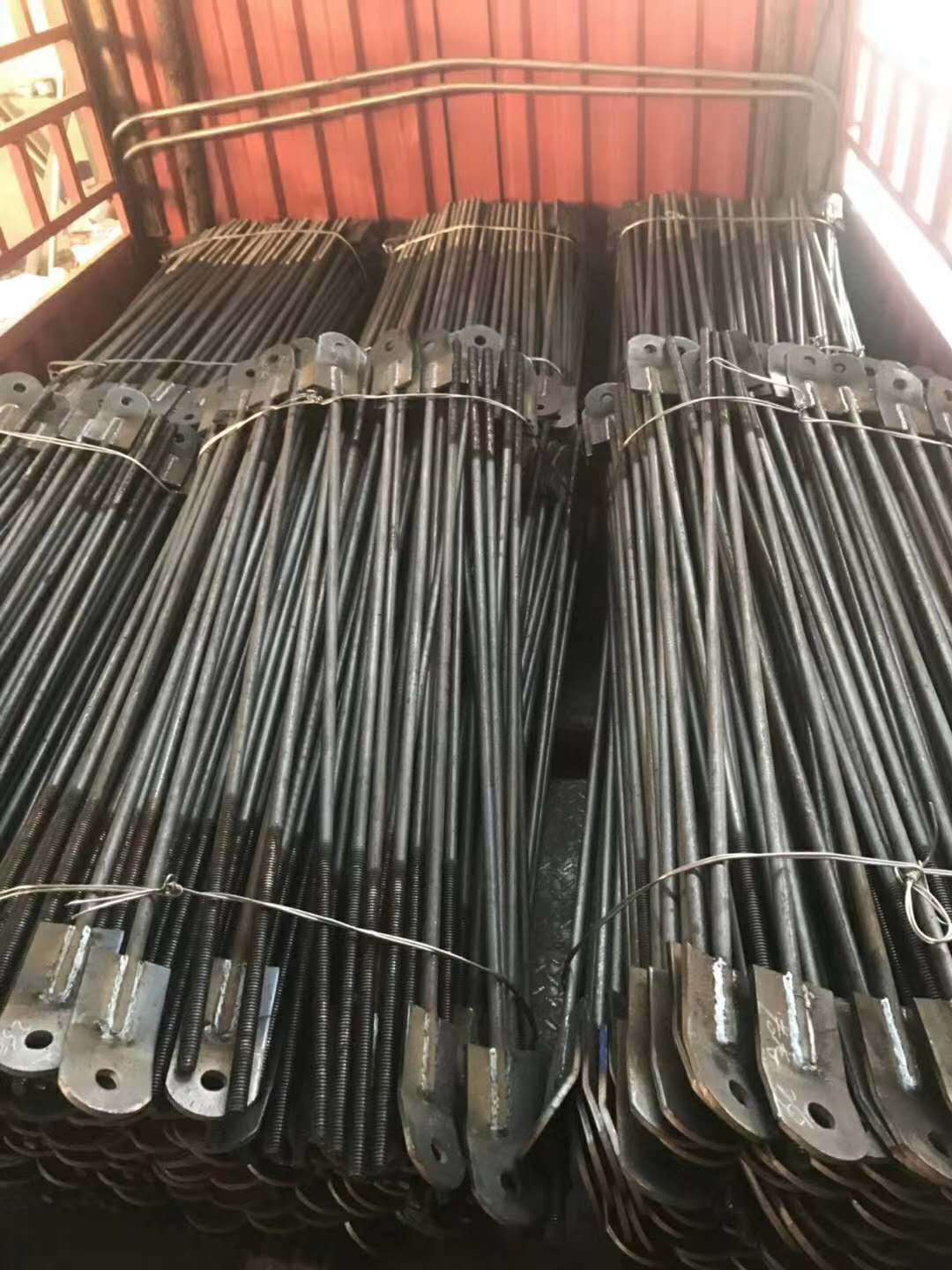 焊接花篮 工字钢外悬拉杆 花篮式悬挑梁斜拉杆