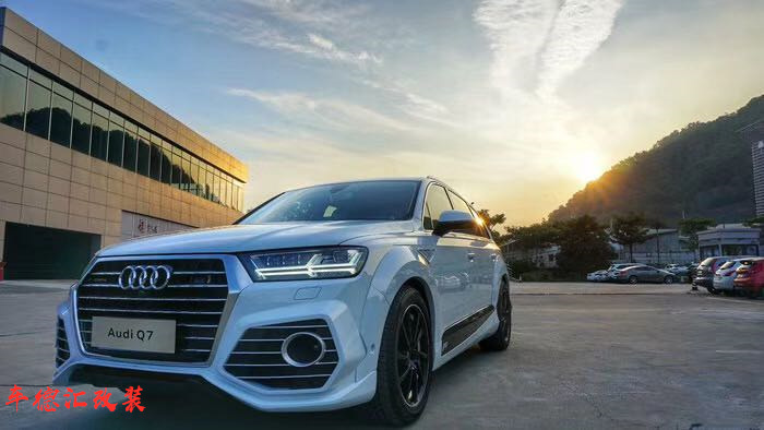 新款q7改rsq7包围 sq7前杠后杠侧裙 rsq7后唇 轮眉