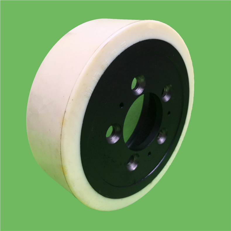 254*82*80诺力驱动轮电动车批发 承载轮叉车配件 搬运车包胶轮子