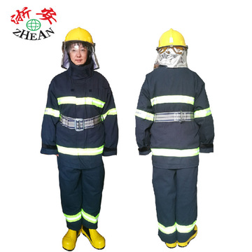 浙安集团02款防护服5件套消安员衣服灭火阻燃加厚棉服微型消防站