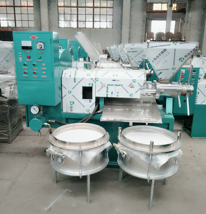 辣椒籽螺旋榨油机 全自动菜籽花生核桃螺旋榨油机 大型商用压油机