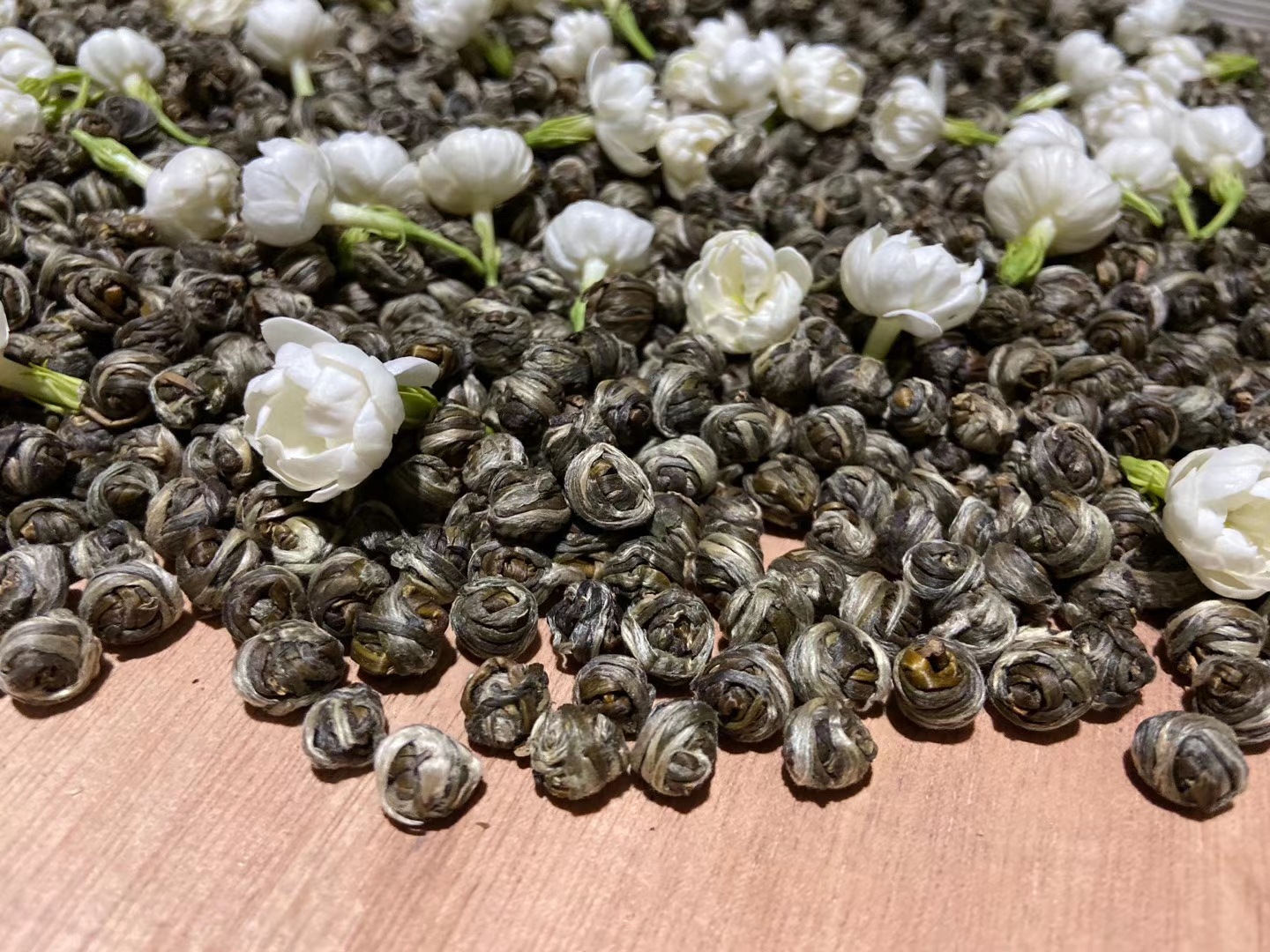新茶福建茉莉花茶叶茉莉龙珠白毫茉莉工艺花茶龙珠花香花草茶绿茶