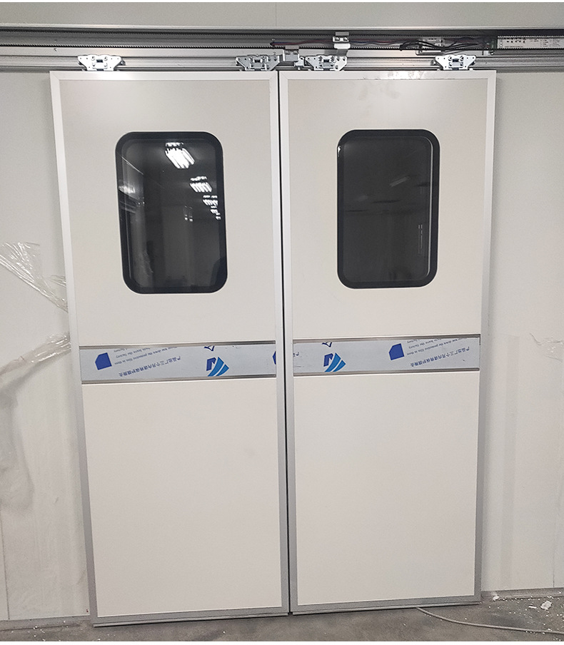 手术室气密门 实验室电动脚踏感应门宠物美容医院双开自动平移门