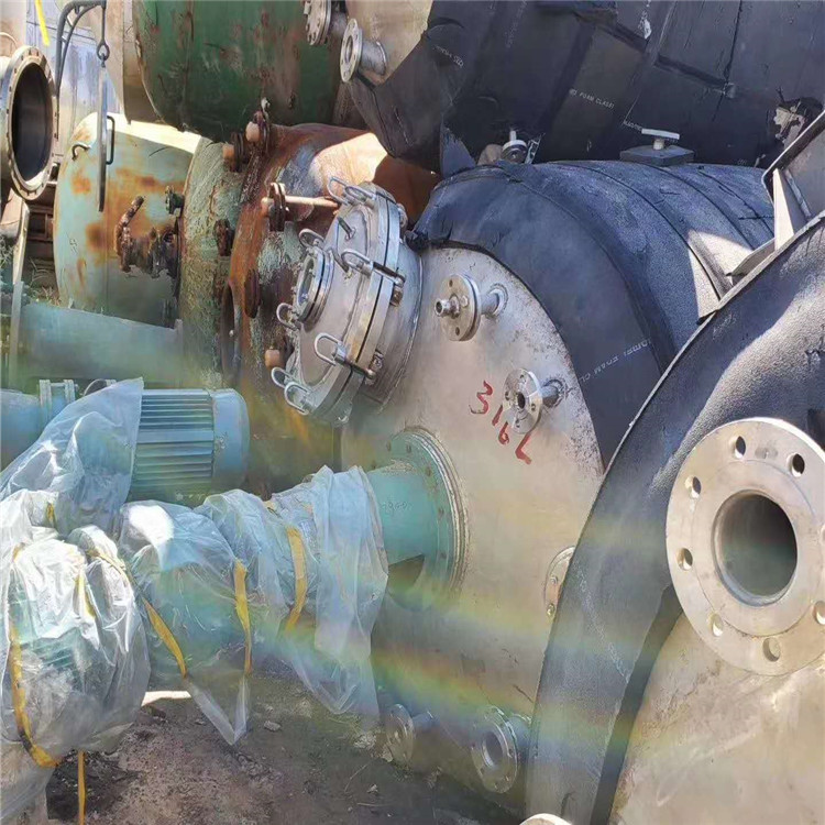 现货转让全不锈钢反应釜内胆316材质夹套304材质