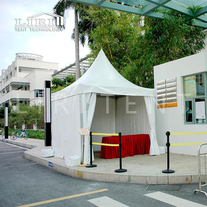 丽日应急医疗帐篷隔离帐篷 测温人检防疫篷房 户外小型尖顶帐篷