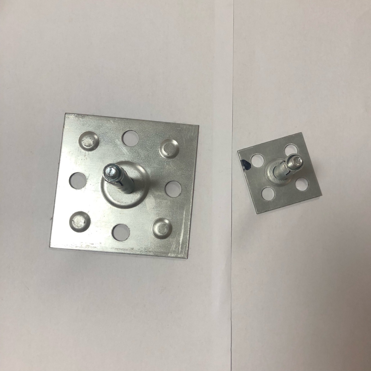 瓷砖点挂件不锈钢大理石材背景墙挂墙挂片防脱落底板铁片五金配件