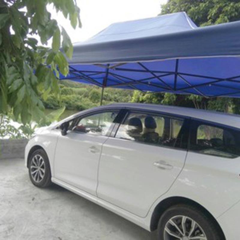 厂家批发定制小轿车铝合金帐篷 牛津布户外遮阳棚 折叠推拉雨棚