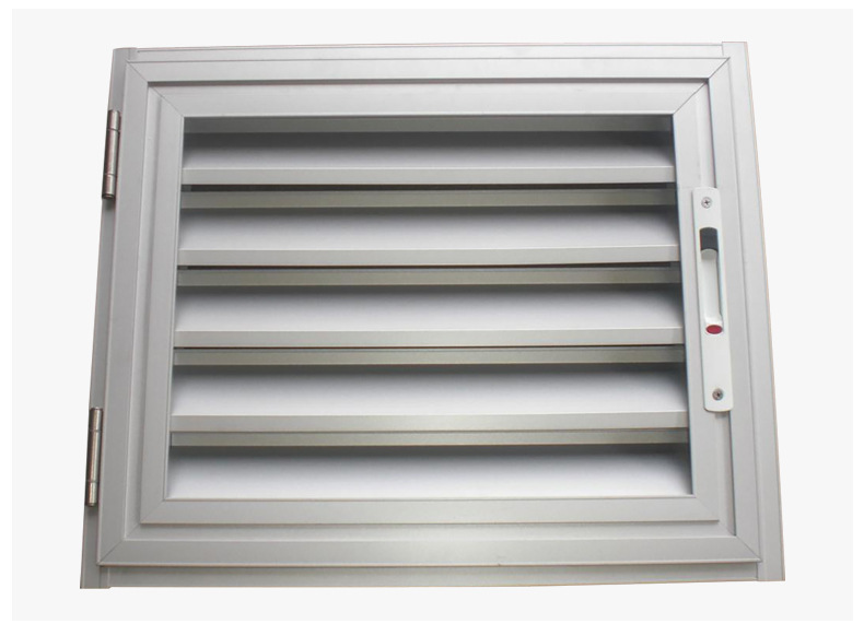 亚胜欧定制梭形电动百叶窗通风防雨铝合金外墙通风口百叶窗