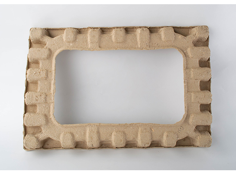 江门新会双水厂家定制包装纸托电器家电纸塑纸浆托盘内衬保护纸托