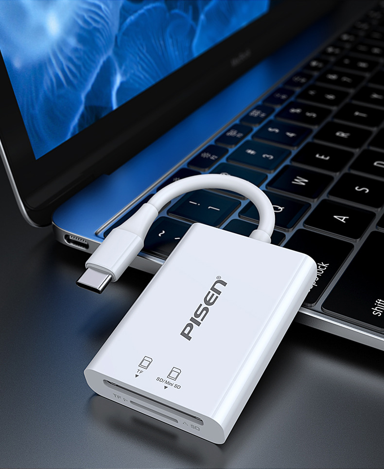 品胜type-c3.0多功能读卡器 sd/tf4.0高速二合一苹果安卓电脑两用