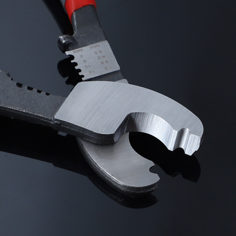 电工电缆剪剥线钳 7寸8寸电缆钳手动绞线钳电线剪 两用切线断线钳