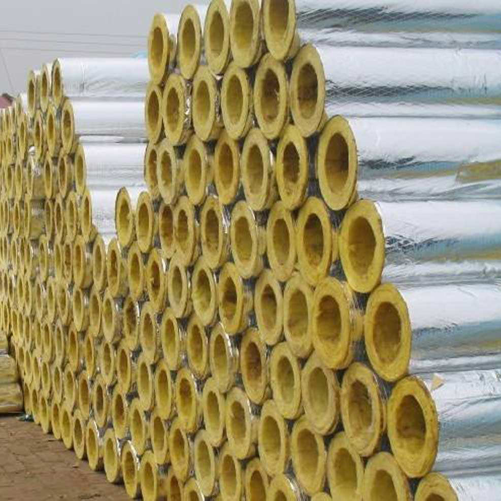 华美隔热保温玻璃棉管 设备管道专用玻璃棉保温管 离心玻璃棉管壳