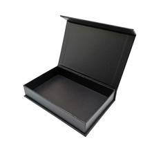 供应带磁铁的翻盖书型盒 饰品首饰充皮纸包装盒 金属摆件礼品盒