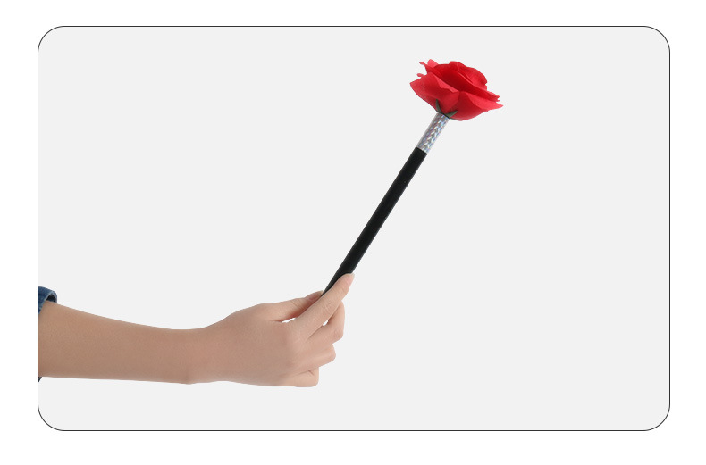 棍变花 棒变玫瑰花 丝巾变花 儿童培训近景舞台魔棒出花 魔术道具