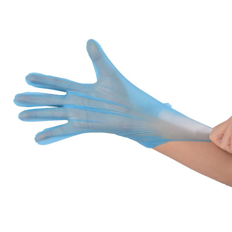 一次性tpe手套 家用厨房美容染发防油溅加厚透明塑料手套厂家直销