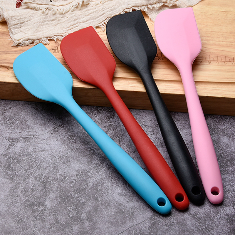 Large Integrated Silicone Scraper Chocolate Cream Stirring Knife Butter Scraper Cake Scraper Baking Tool