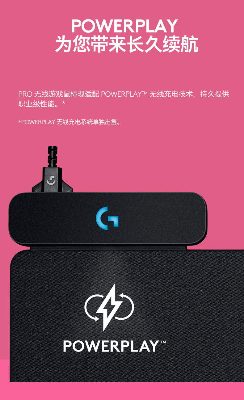 罗技gpro wireless无线有线双模鼠标电竞充电可编程粉色gpw狗屁王