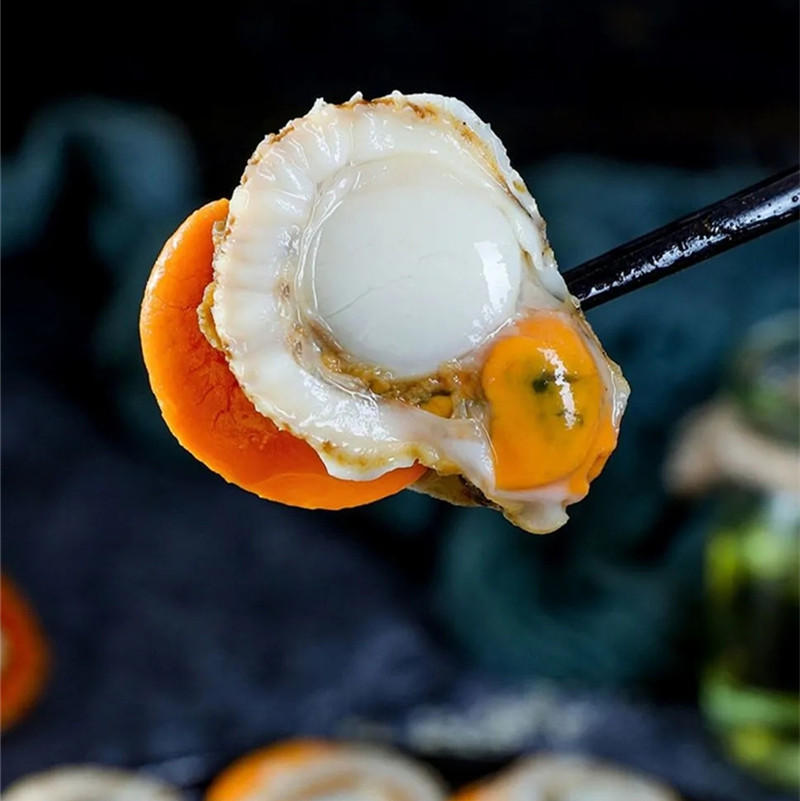 海捕加工无冰衣扇贝肉生鲜现剥无挂冰鲜冻海鲜批发5斤包邮-阿里巴巴