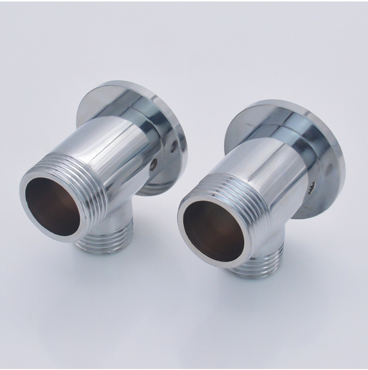 全铜淋浴花洒混水阀转接头暗装转明装座 水龙头固定座脚架转换器