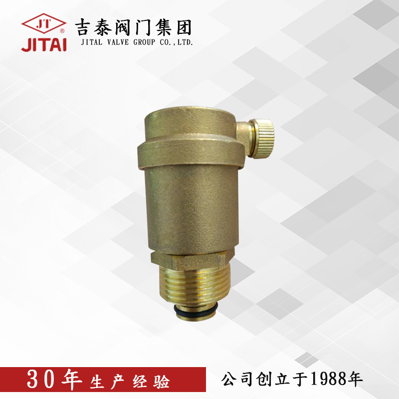 黄铜单向排气阀快速自动直排阀自动暖气排气阀管道水管放气阀