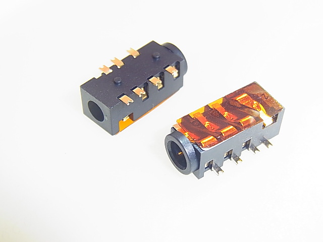 5mm镀金耳机母座音频接口