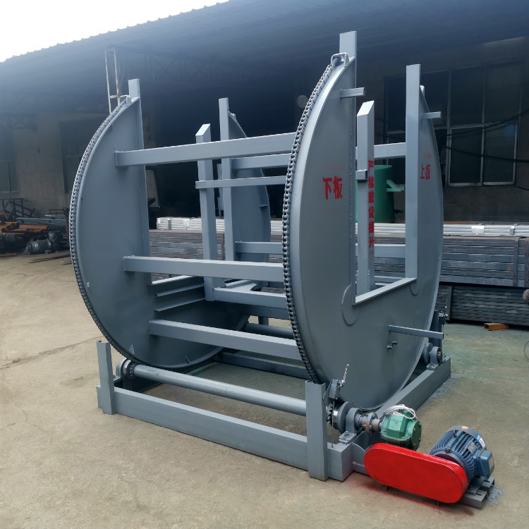 直销 自动整剁板材液压夹紧翻转机 自动升降台 360度旋转翻板机