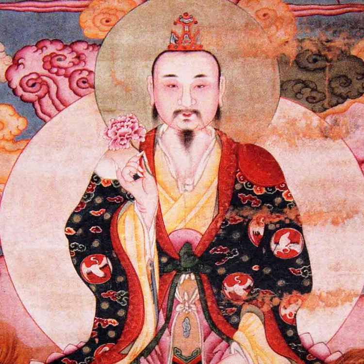 定制九天应元雷声普化天尊神像挂画雷祖画像水陆画丝绸卷轴画批发