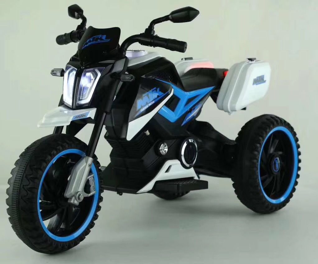 贝多奇新款ktm公爵儿童三轮电动摩托车男女宝宝小孩玩具车大号电