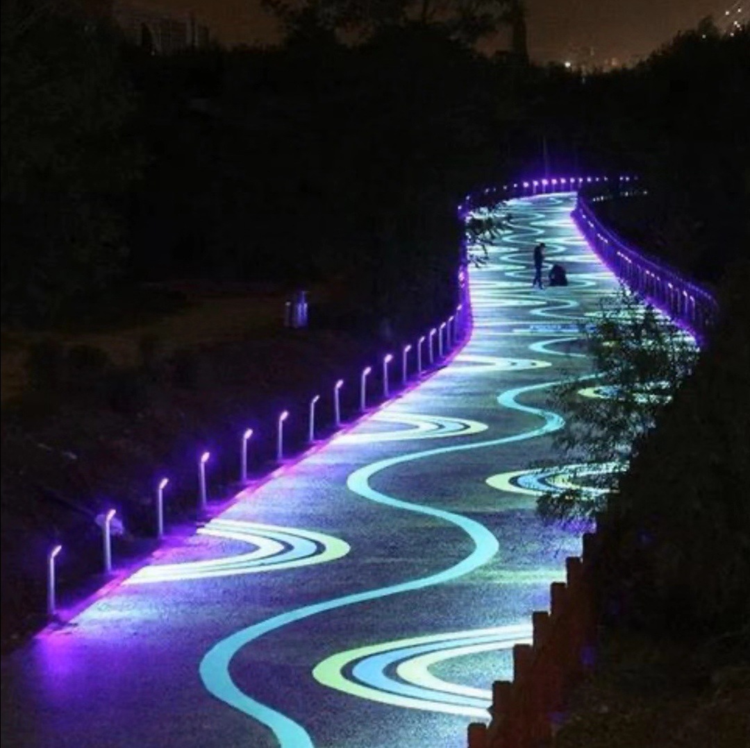 夜光石 夜光碎石铺路花园造景鱼缸装饰用夜光石水晶石批发