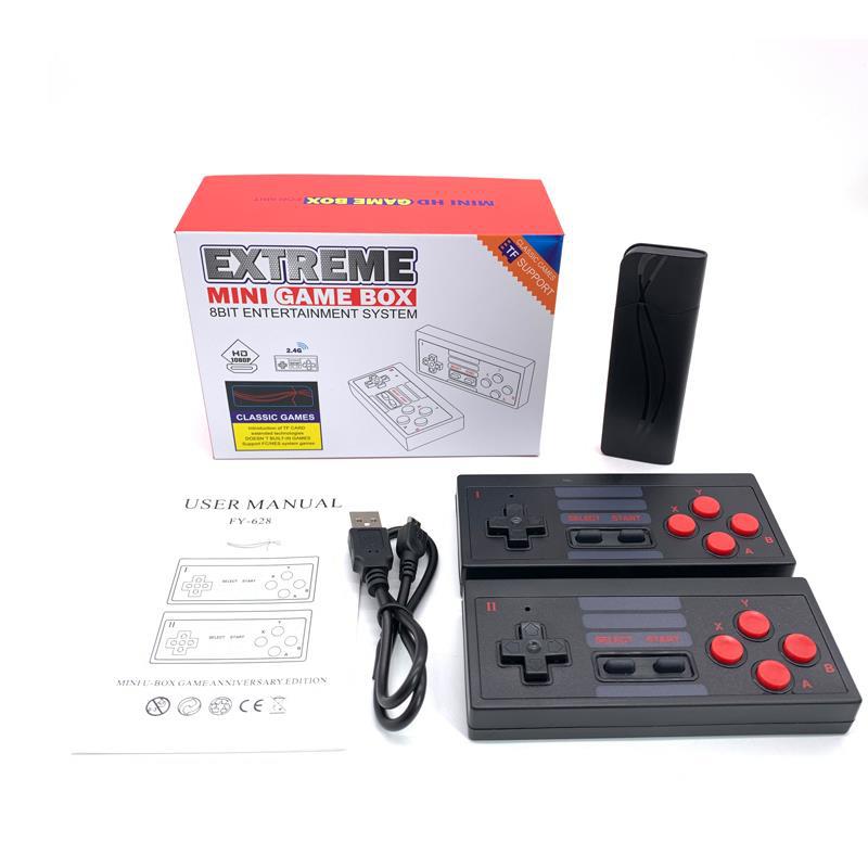 U Bao Built-in 628 HD TV Game Console Mini Classic Wireless Bluetooth Handle NES. Mini Game Console