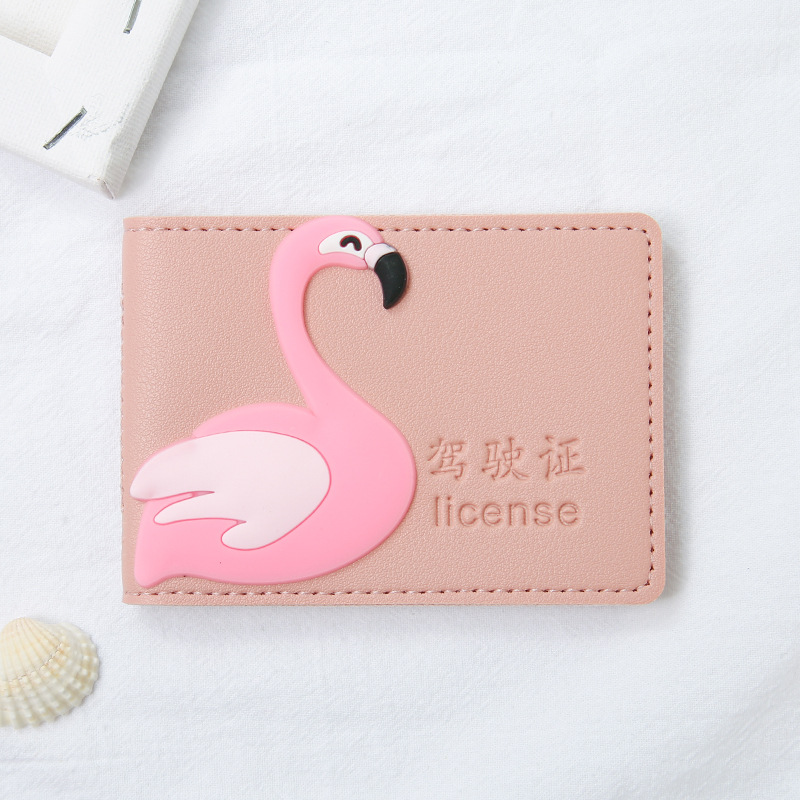 Creative Cartoon Driver's License Protective Cover Male and Female Personality Driver's License Cover Motor Vehicle Driving License Card Holder Two-in-One