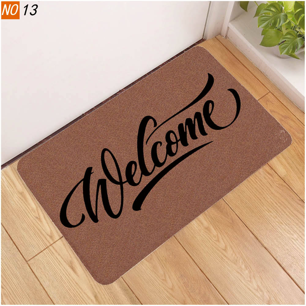 跨境ebay 亚马逊电商welcome 欢迎门垫地垫英文字母垫子