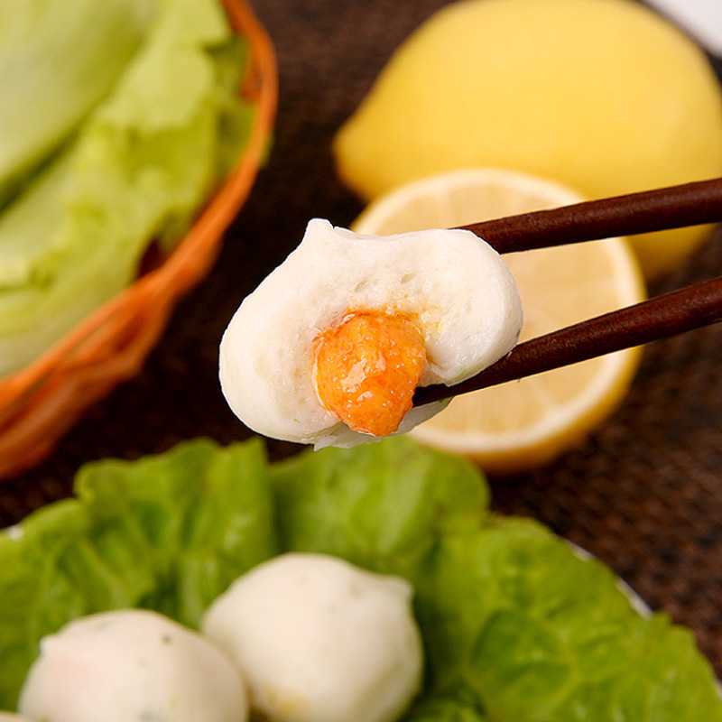 桂冠鱼子蛋冷冻鱼籽丸海鲜风味自然鲜甜火锅麻辣烫香锅食材120g