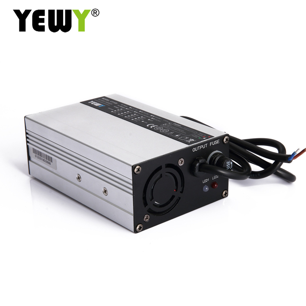 yunyang全自动三段式智能24v4a三元锂电池充电器