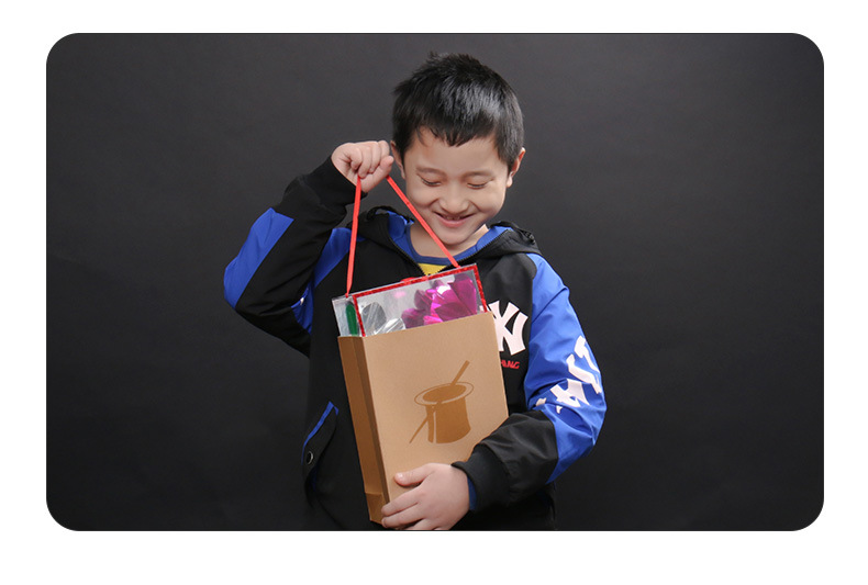 北方魔术纸袋花箱空箱出花儿童才艺表演培训舞台商演批发魔术道具