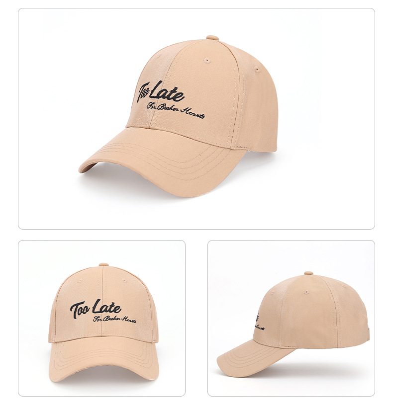 纯色棒球帽定制logo纯棉刺绣成人广告鸭舌帽子定制遮阳棒球帽工厂