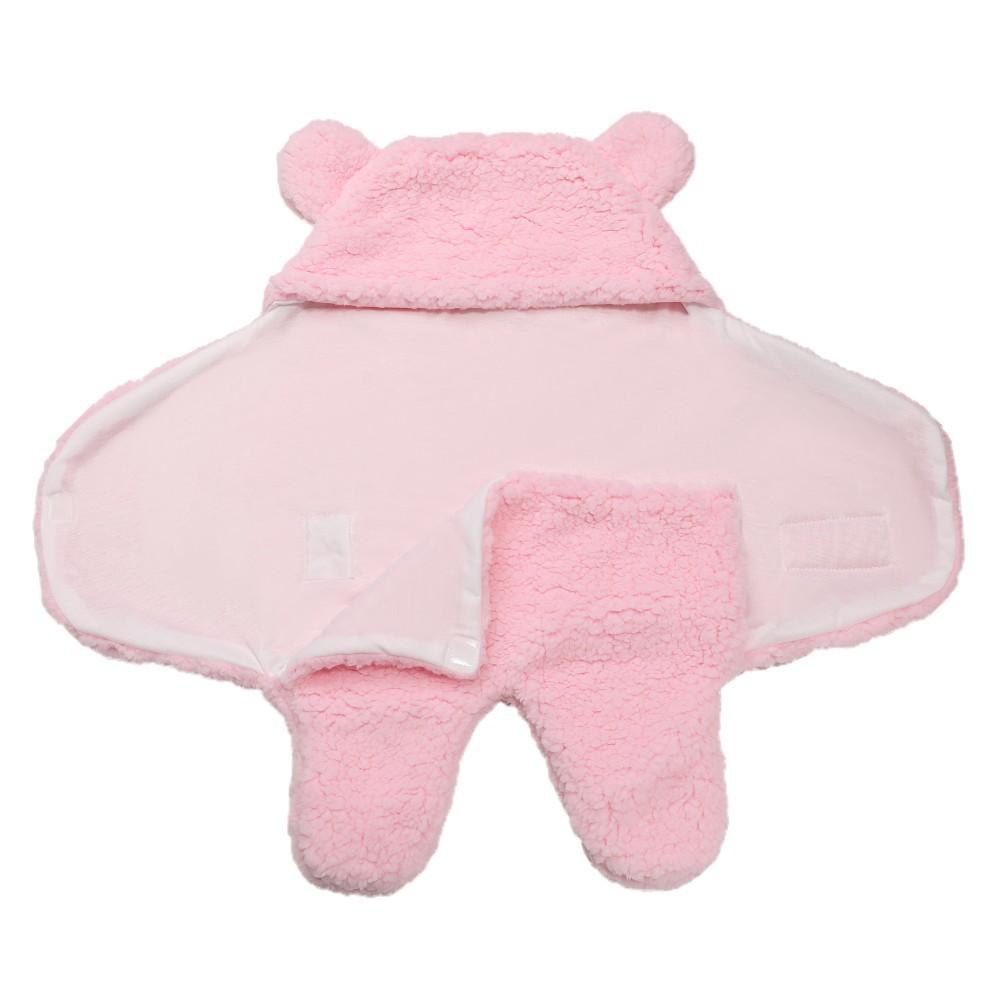 Foreign Trade Baby Split Leg Sleeping Bag Baby Stroller Warm Plush Hug Blanket Children's Anti-Kick Quilt Autumn and Winter Factory Direct Sales