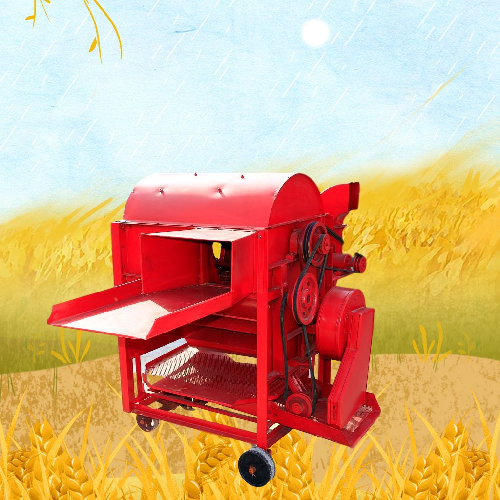 75谷子脱粒机大豆高粱打粒机小麦水稻打场机麦余子打粒机电柴两用