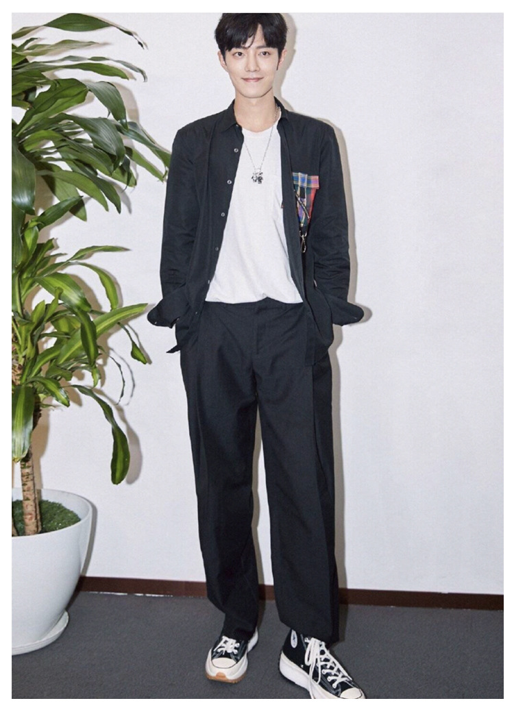 y3kaiwa肖战同款男鞋jw联名厚底帆布鞋1970s高帮真皮松糕内增高鞋