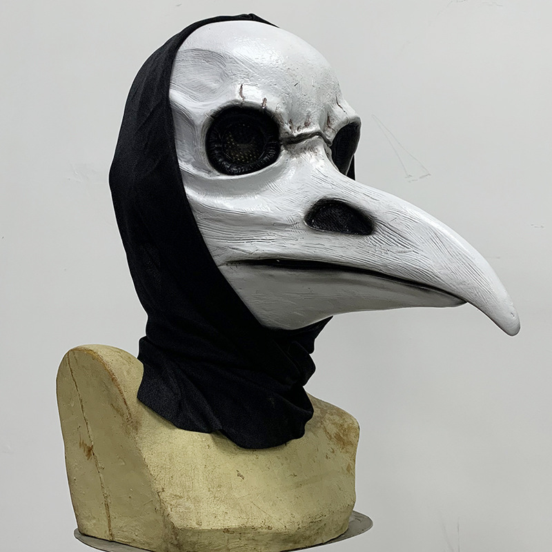 万圣节跨境专供瘟疫医生 黑死病鸟嘴面具欧洲舞会节日派对道具