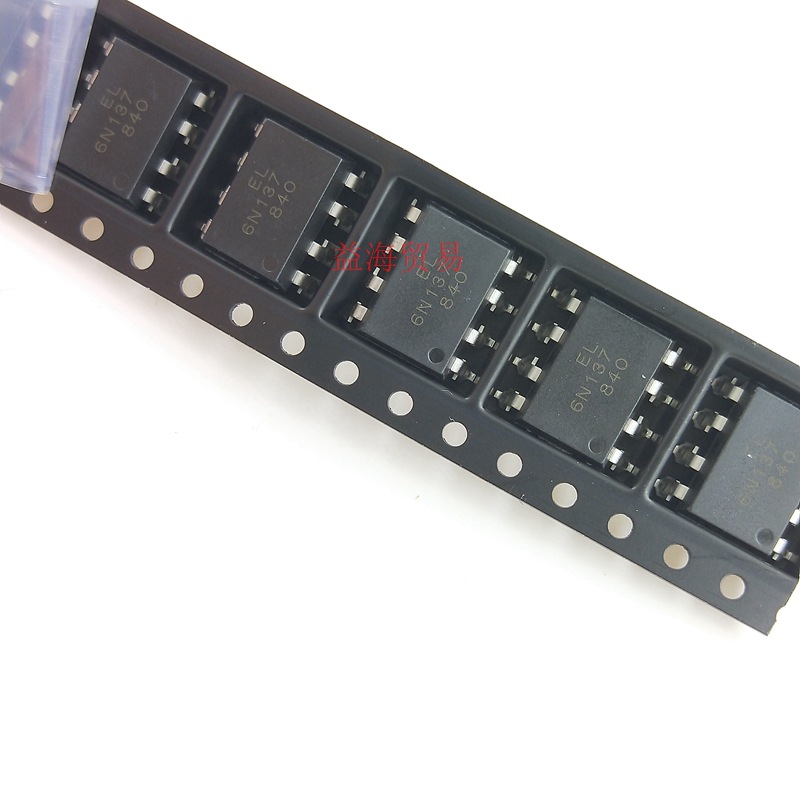 el6n137 贴片光耦 全新原装 光隔离器-逻辑输出光电耦合器 sop-8