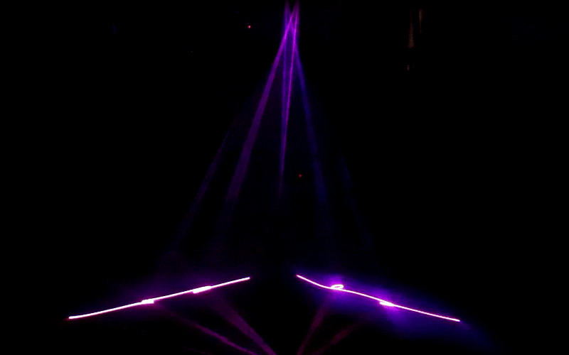 双头全彩扫描激光灯遥控声控舞台灯光酒吧彩光dj会所ktv演出室内